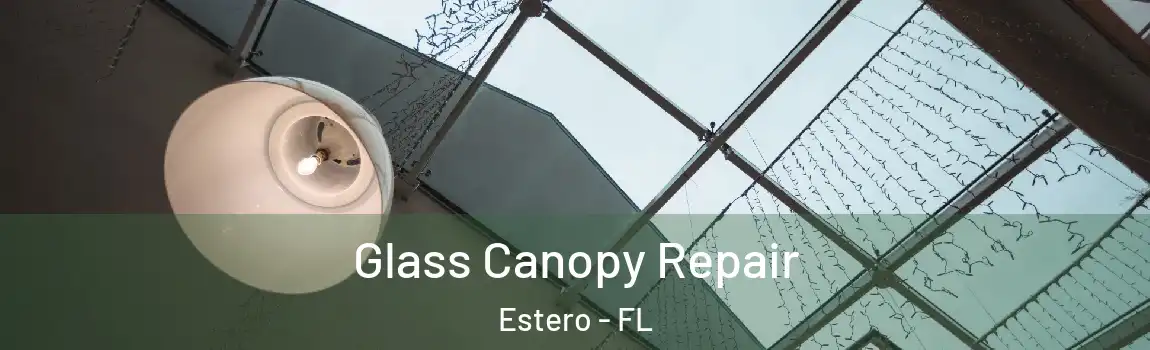 Glass Canopy Repair Estero - FL