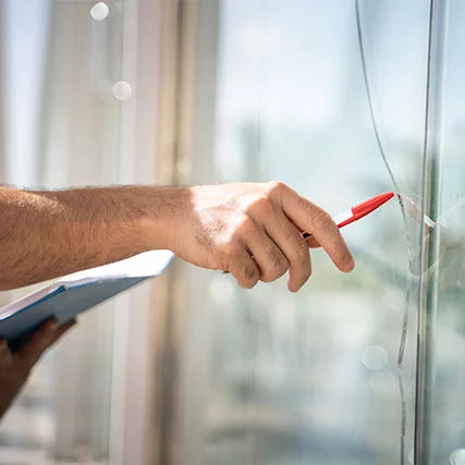 broken glass repair in Estero, FL